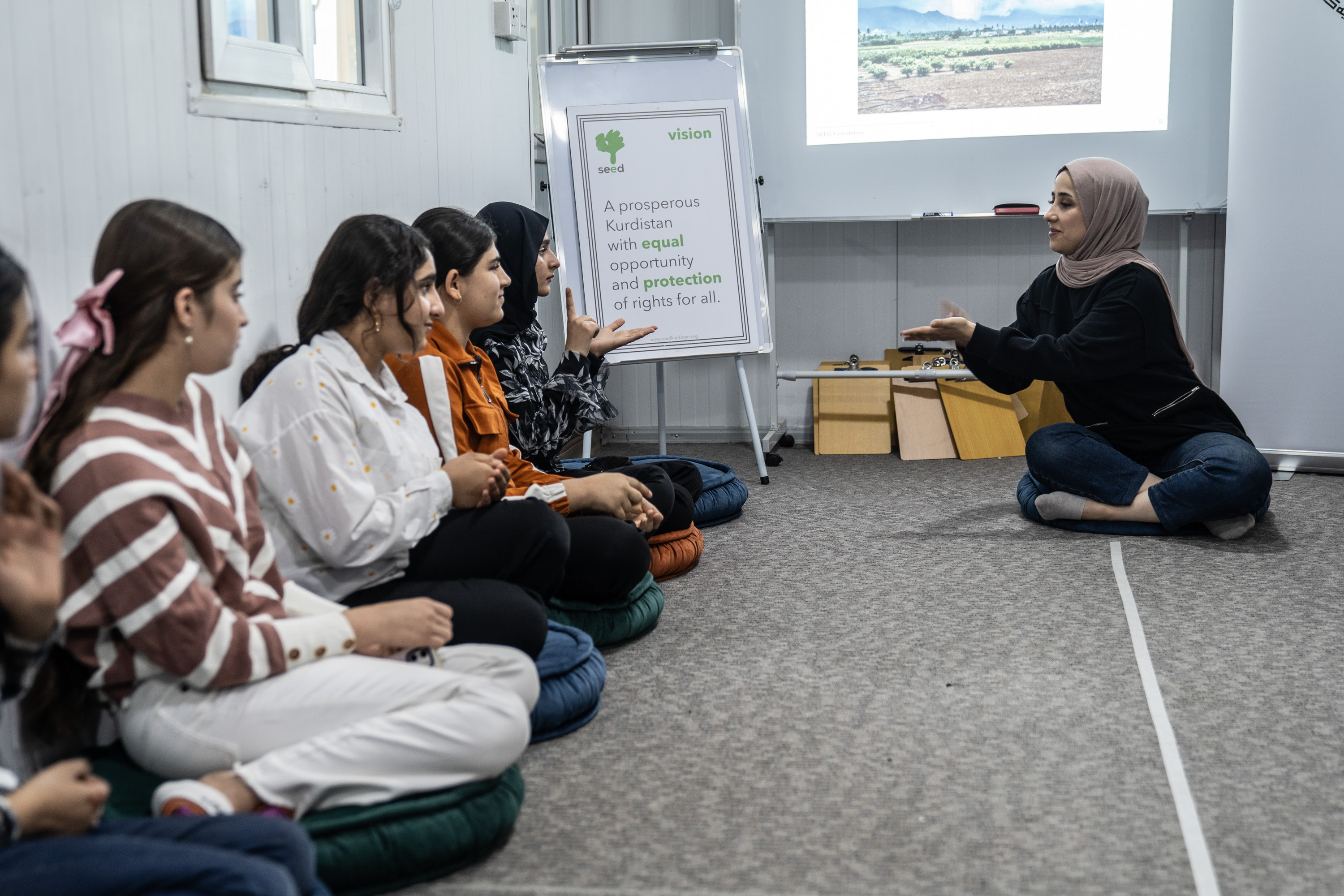 SEED Girls session with instructor